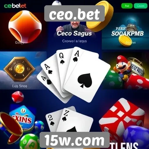Opções de jogos disponíveis na plataforma ceo.bet